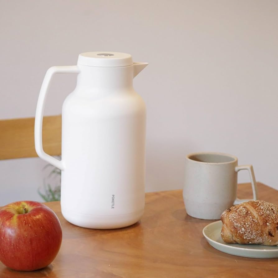 Amazon | POKETLE ポケトル 卓上ポット 保温保冷 ガラス魔法瓶 1L Amazon | POKETLE ポケトル 卓上ポット 保温保冷 ガラス魔法瓶 1L